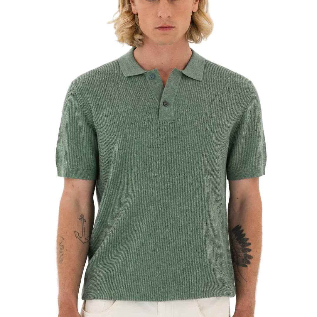 Strick-Poloshirt