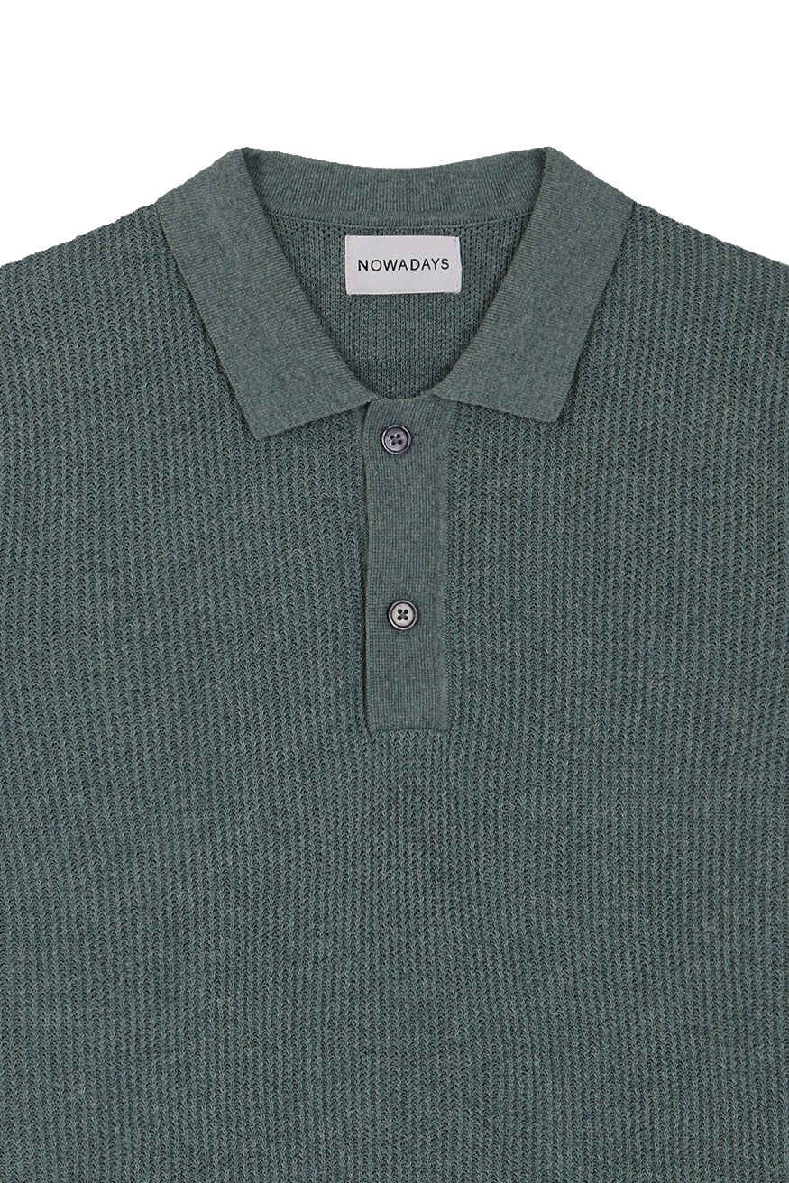 Strick-Poloshirt