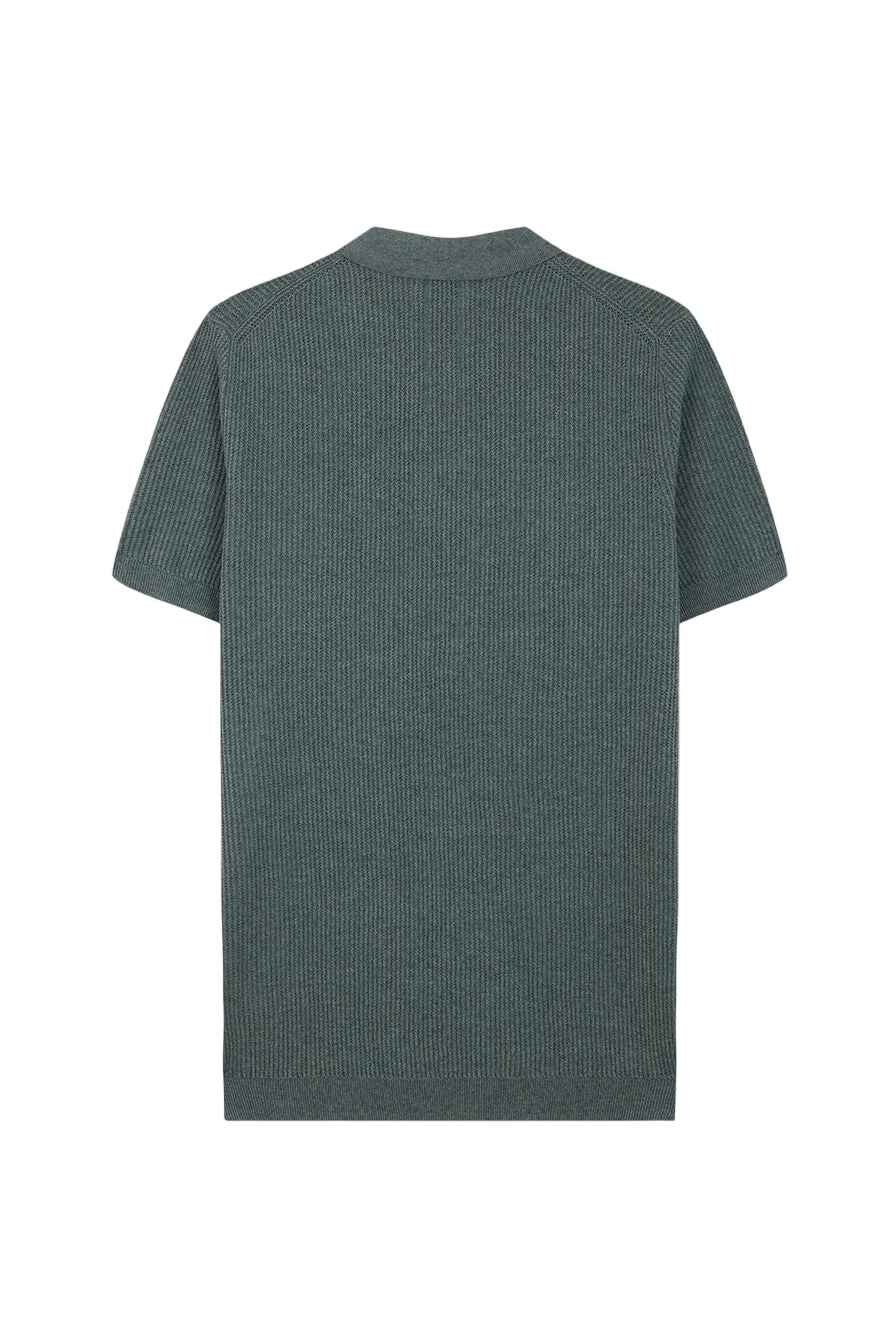 Strick-Poloshirt