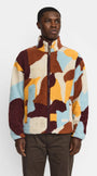 Printed Teddy Jacket 7026