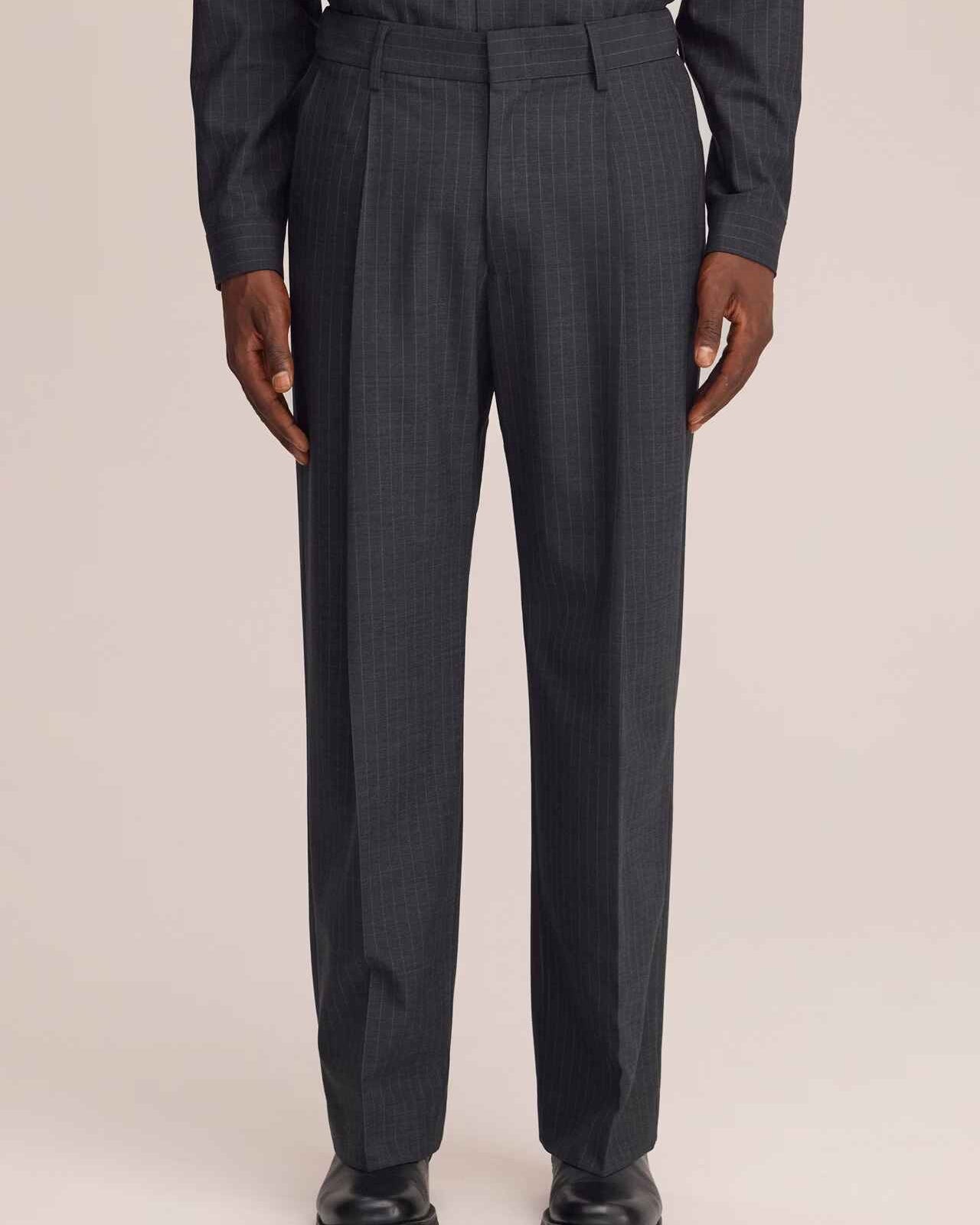 Kay - Relaxed Fit Wollmischung Hose