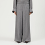 Pull-On Pants mit weitem Bein in Woll-Mix