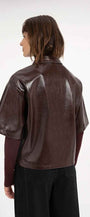 Jacke aus Lederimitat