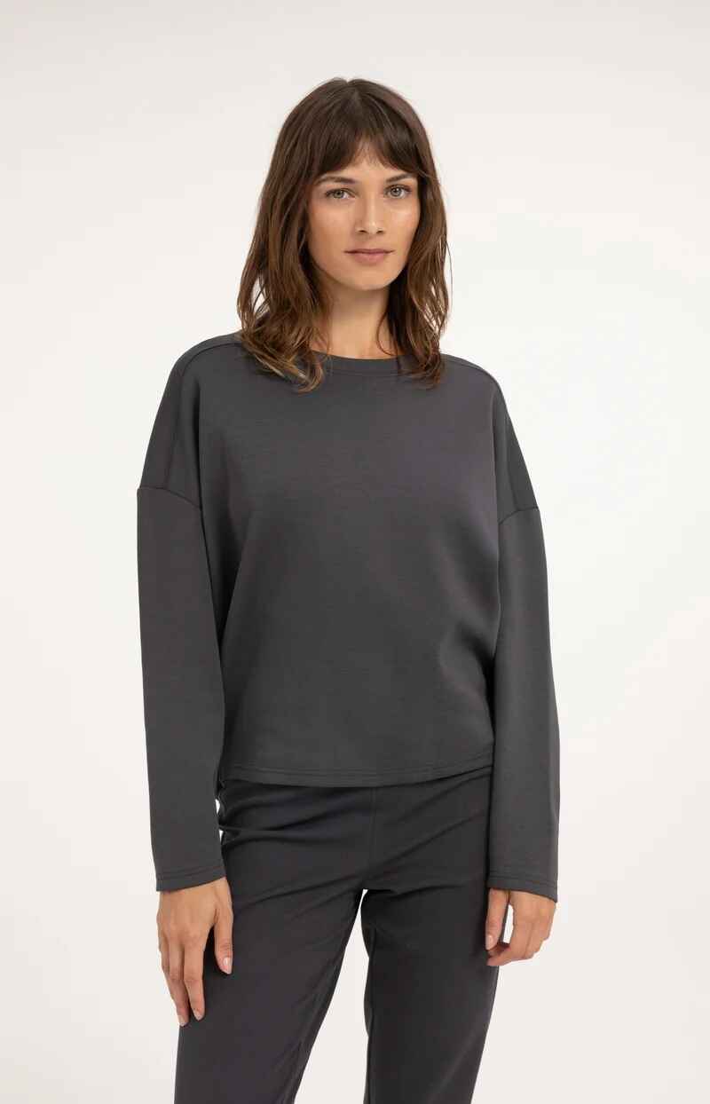 Pullover mit Ballonsaum