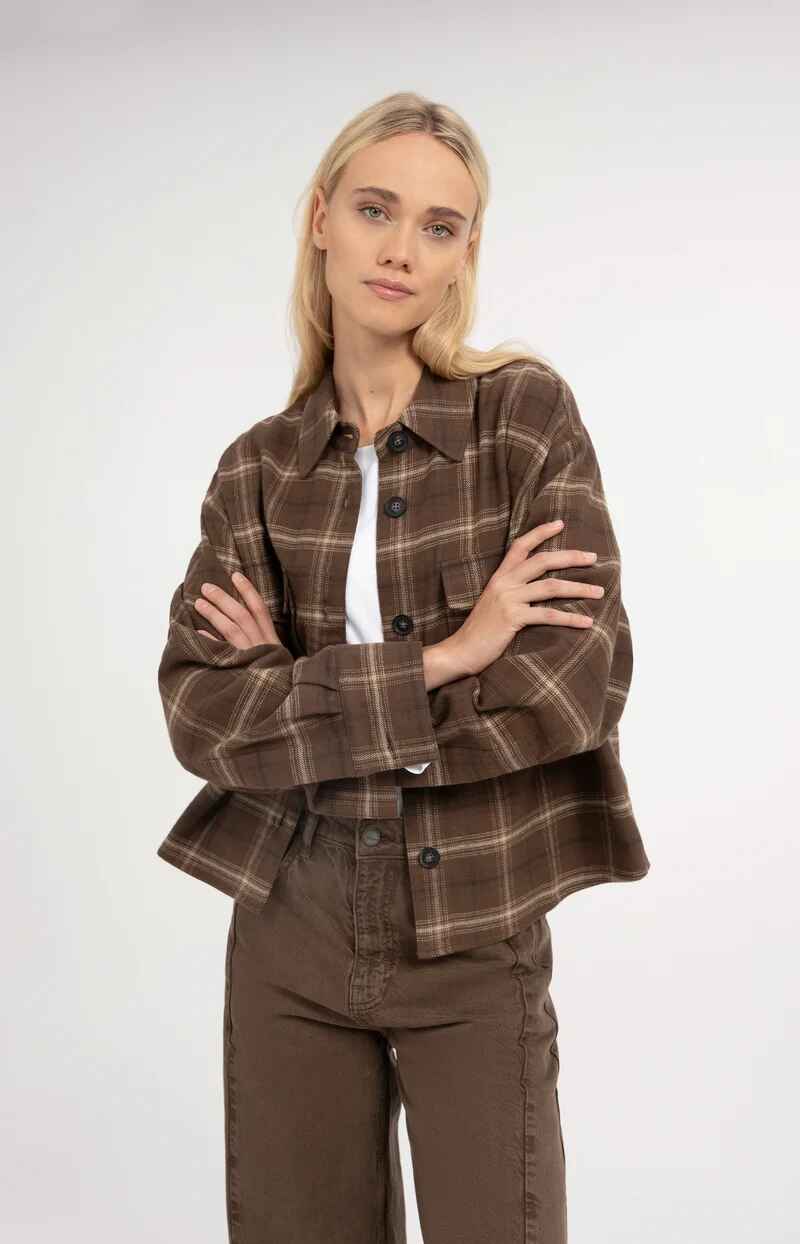 Flanellbluse
