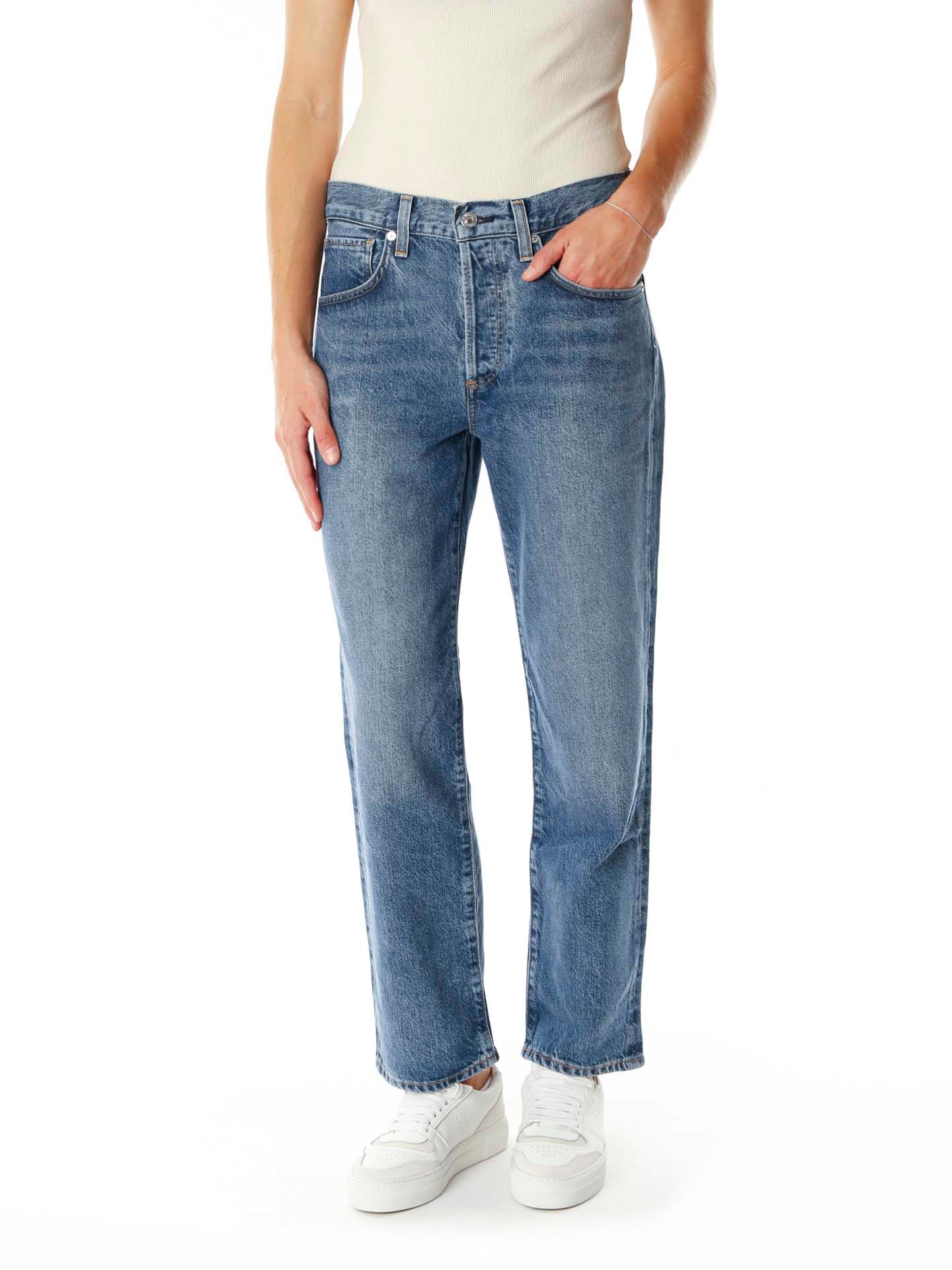 Citizens of Humanity Emery Cropped High Rise Relaxed Fit Jeans
