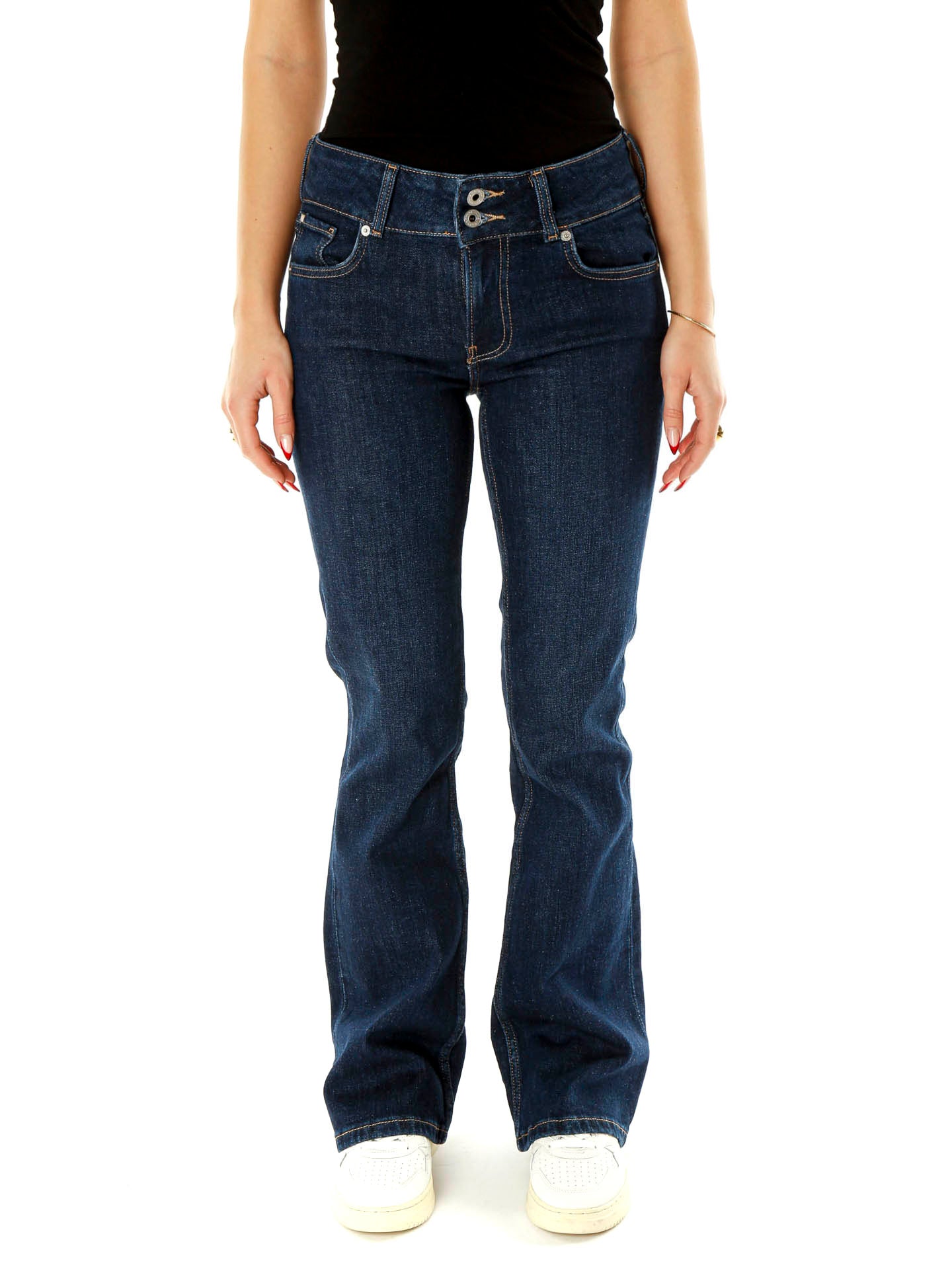 Pepe Jeans Venus Flared Fit Mid Waist Jeans