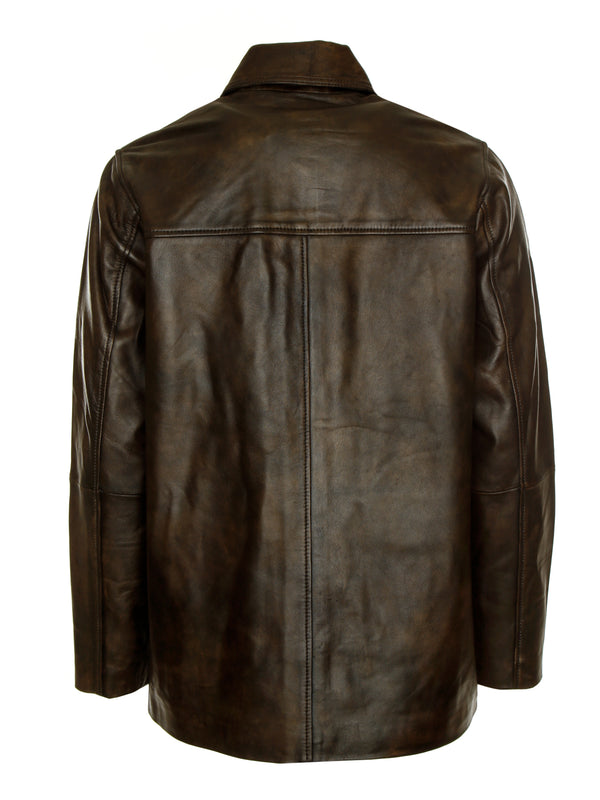 Samsoe Samsoe Lederjacke Sajames Jacket 15390