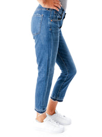 Emerson Cropped Slim Fit Boyfriend Jeans