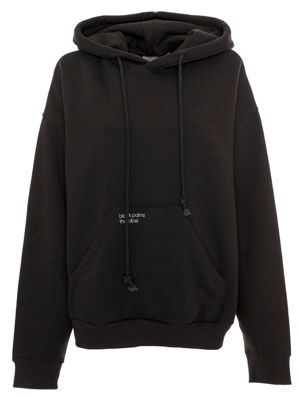 Honey Hoodie black palms the label Cramer Co