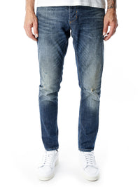 Rey Straight Slim Fit Mid Waist Jeans